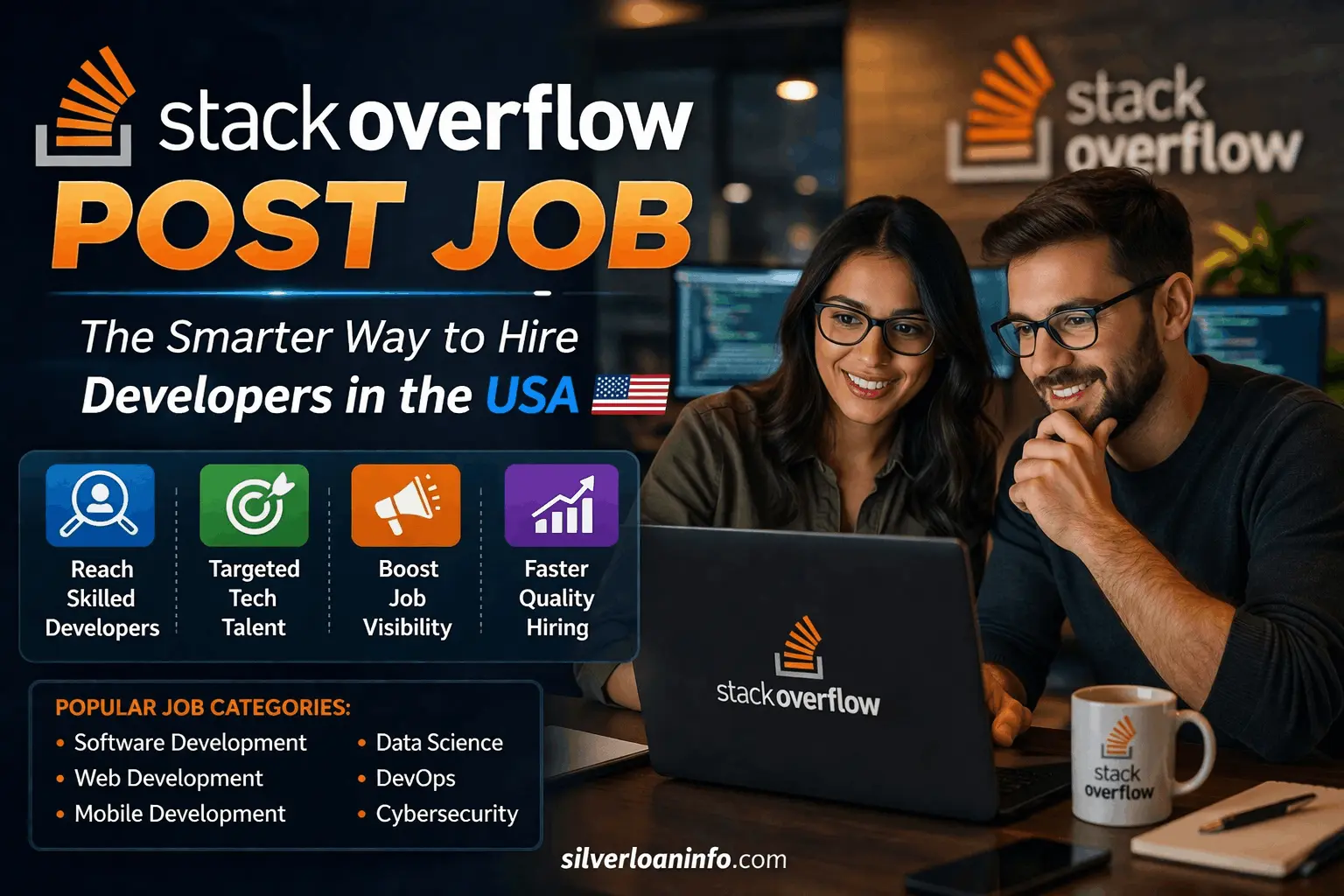 stack overflow post job hire developers in USA platform